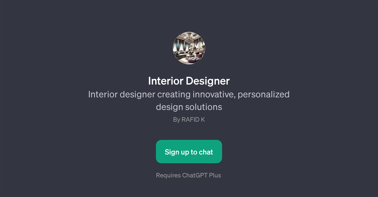 Interior Designer website
