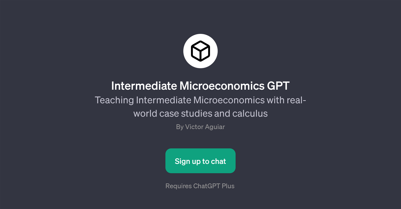 Intermediate Microeconomics GPT website