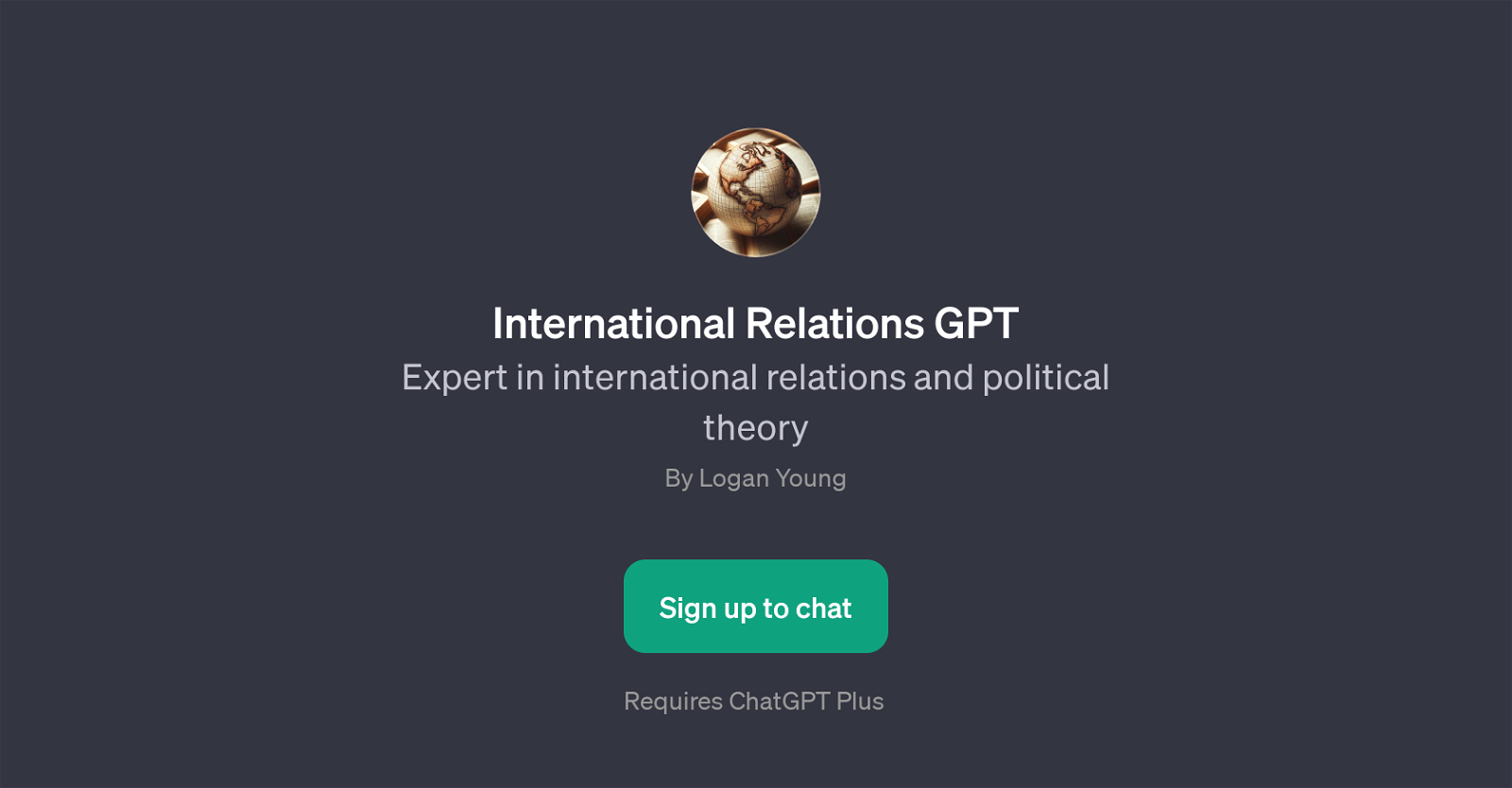International Relations GPT website