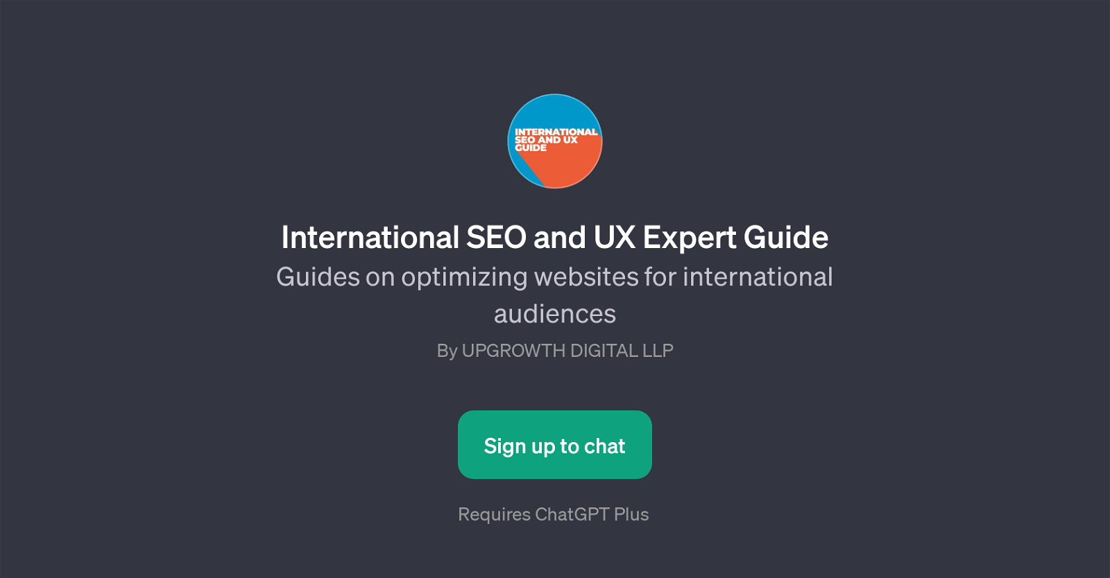 International SEO and UX Expert Guide website