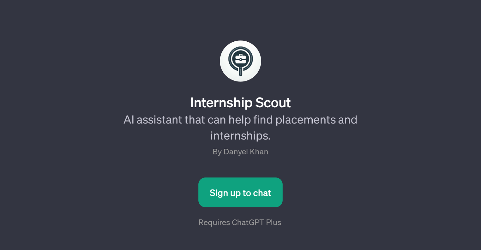 Internship Scout website