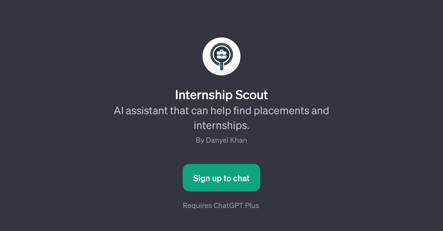 Internship Scout website