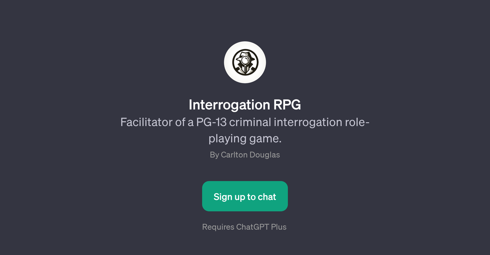 Interrogation RPG website