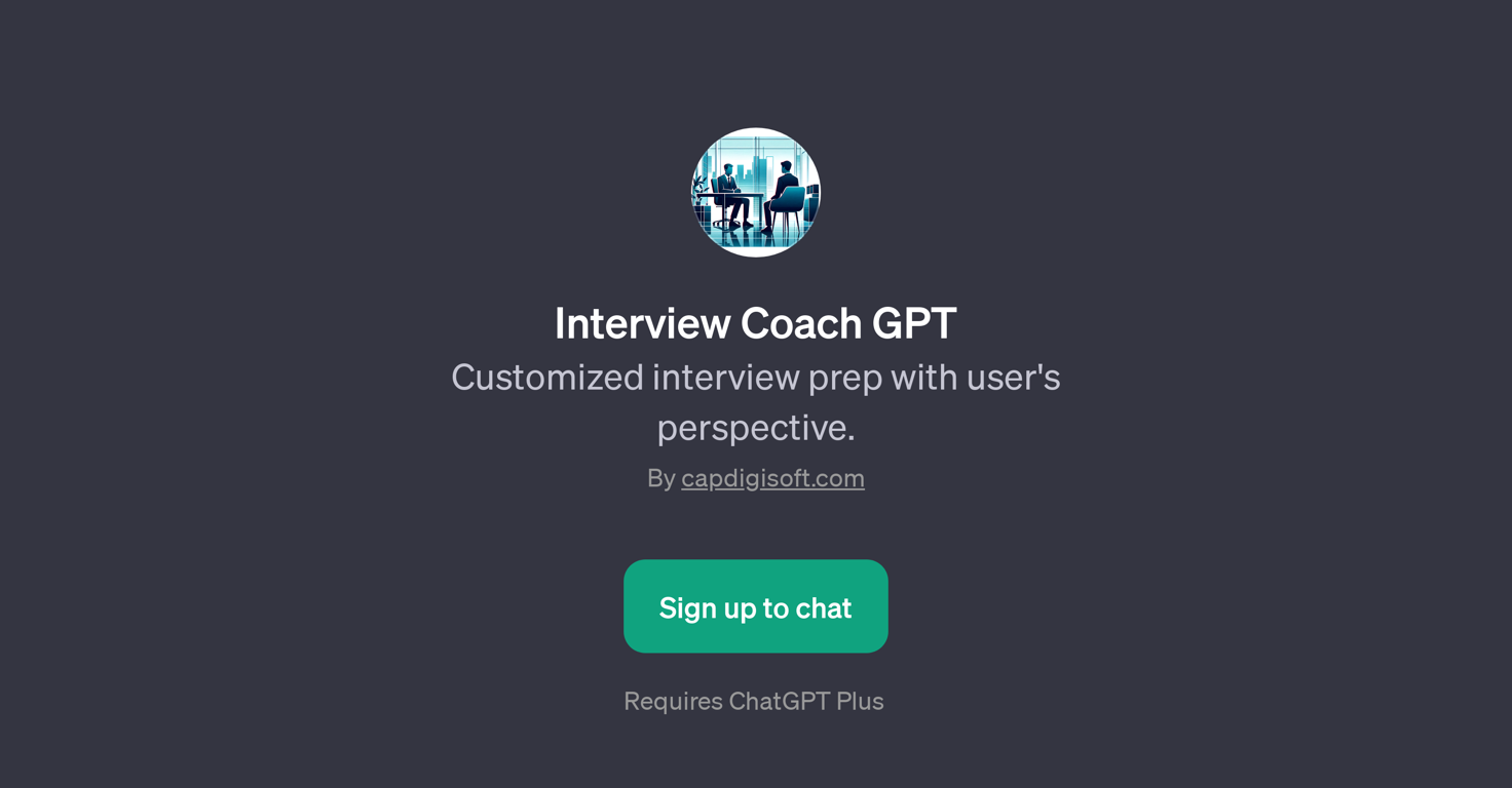 Interview Coach GPT website