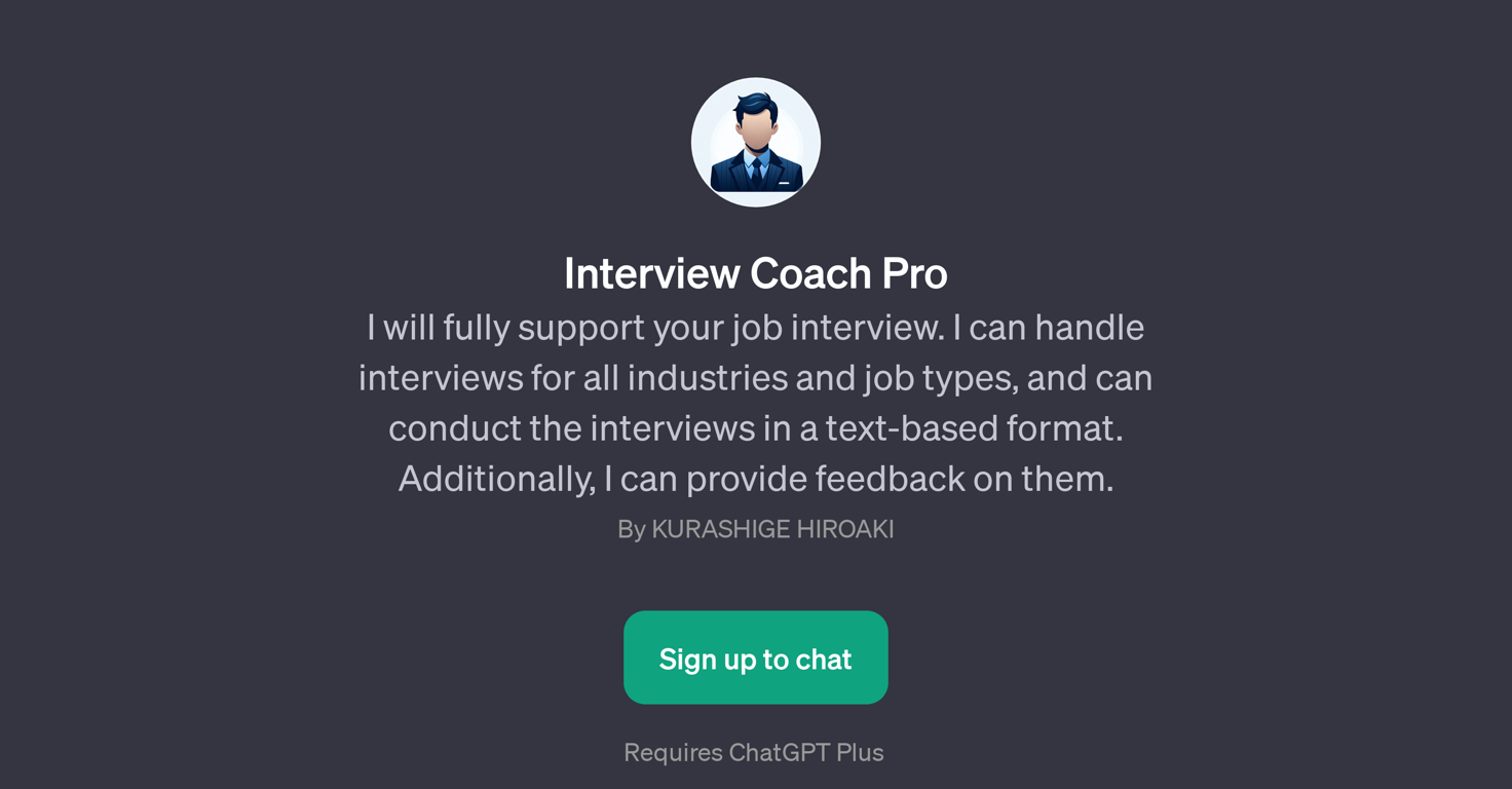 Interview Coach Pro website