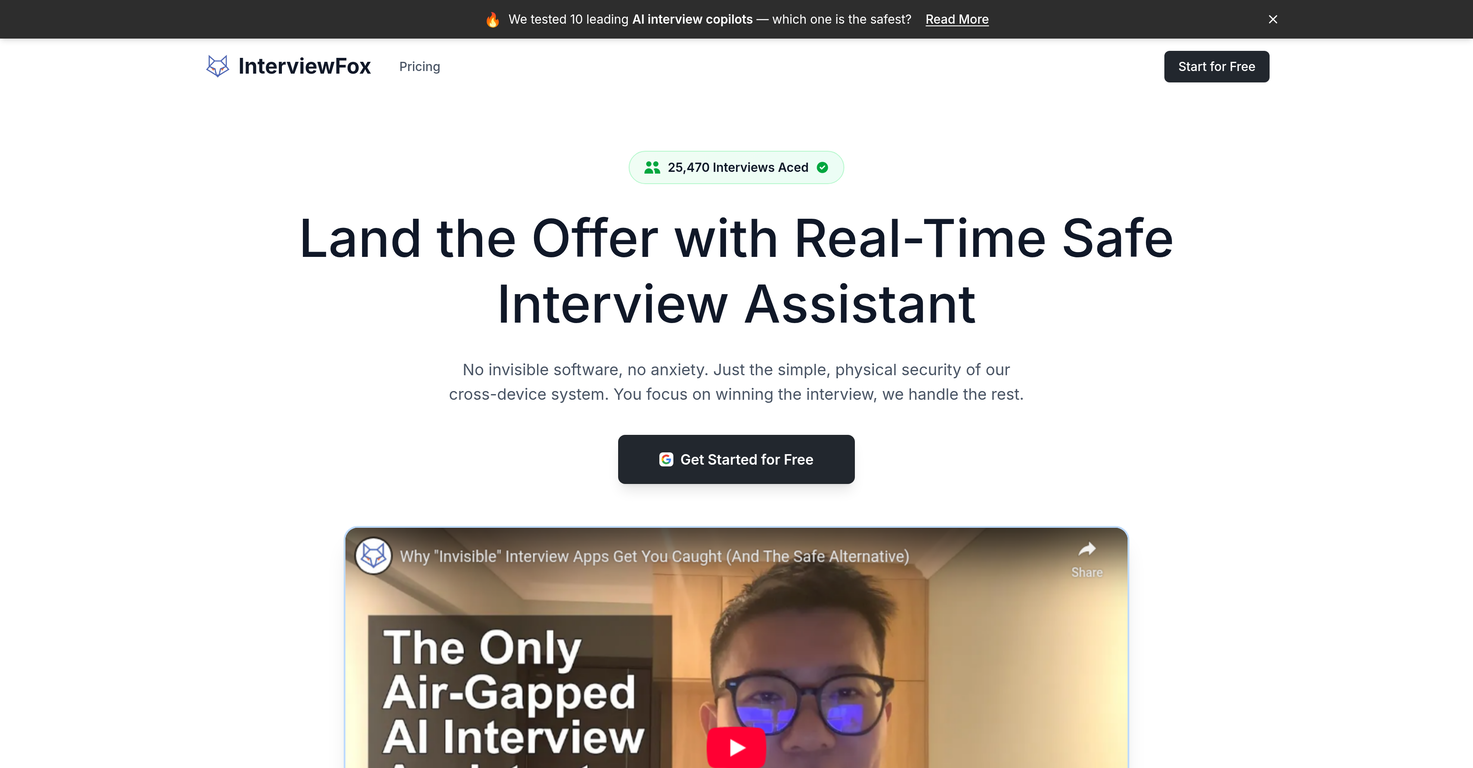 InterviewFox website