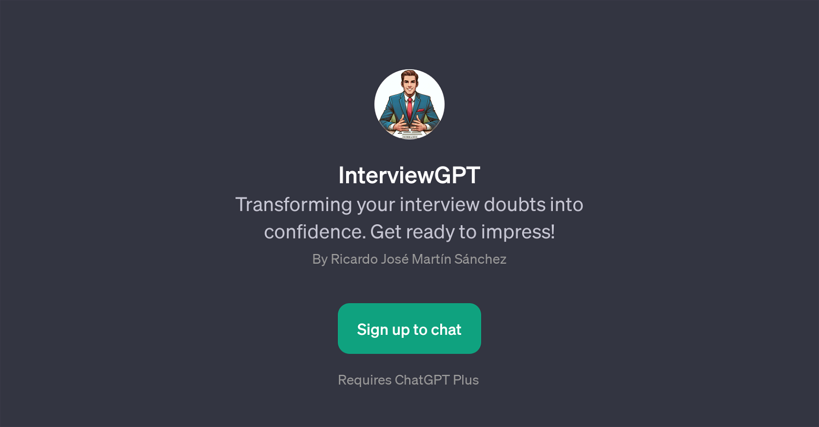 InterviewGPT website