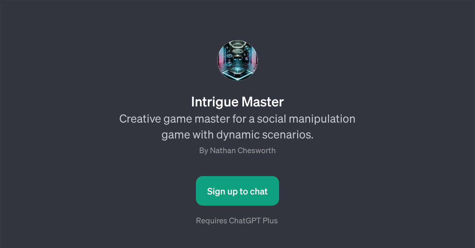 Intrigue Master website
