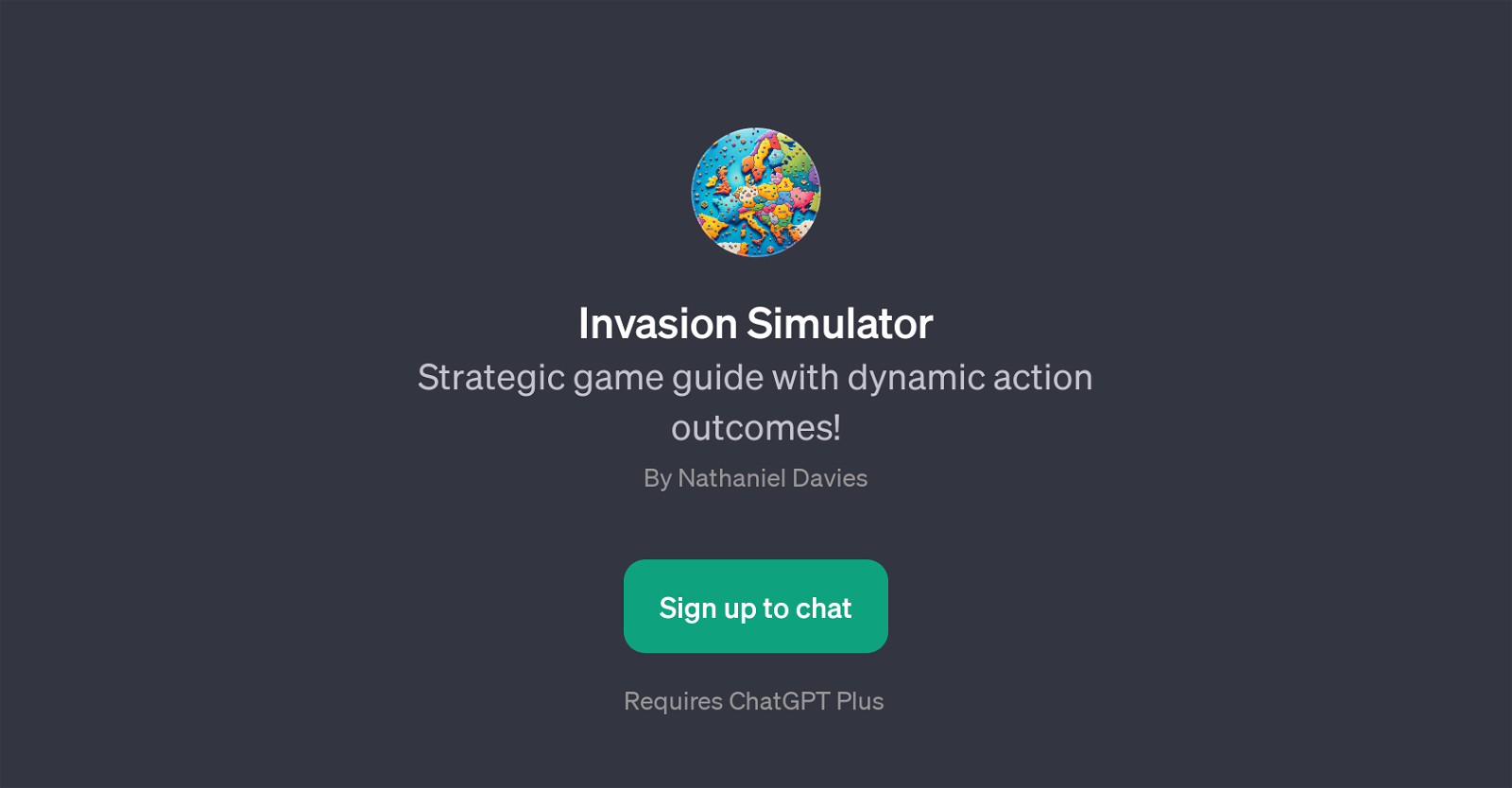 Invasion Simulator website
