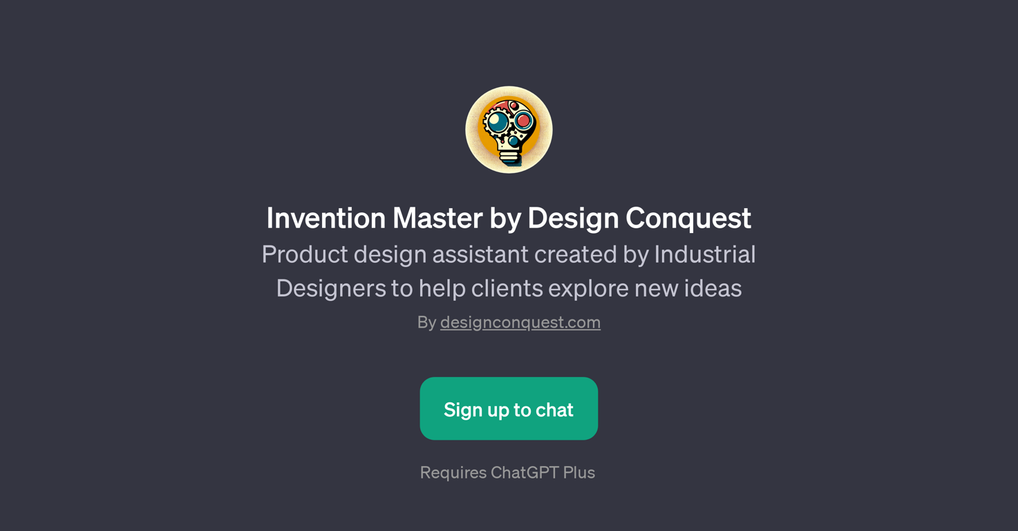 Invention Master by Design Conquest website
