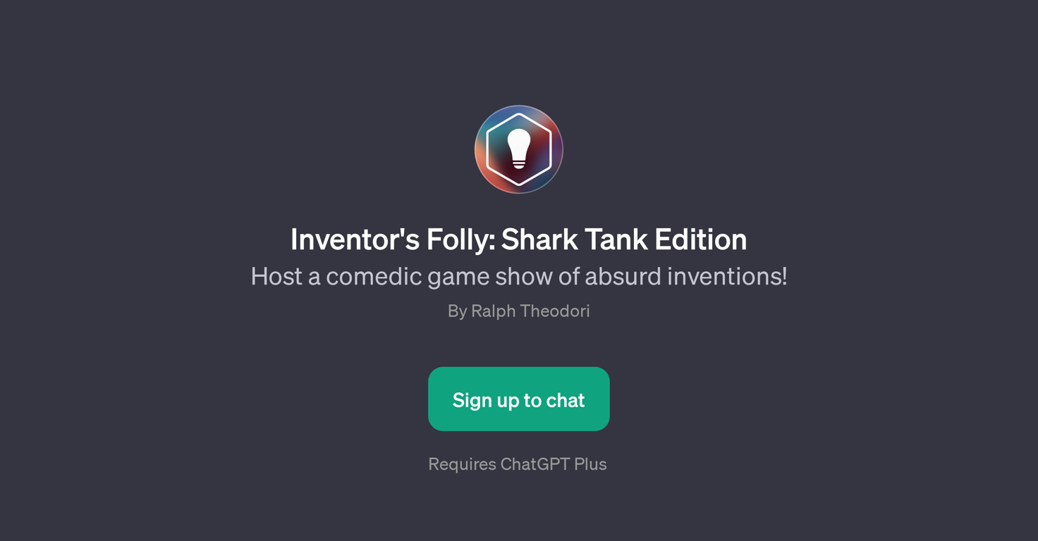 Inventor's Folly: Shark Tank Edition website