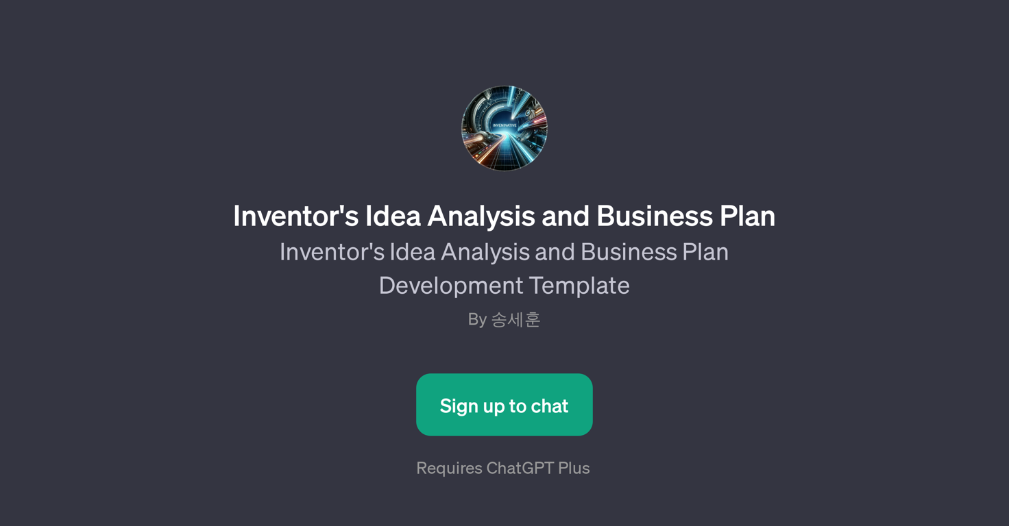 Inventor's Idea Analysis and Business Plan website