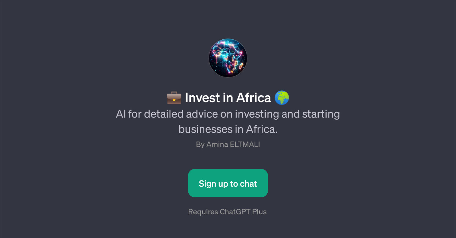 Invest in Africa website