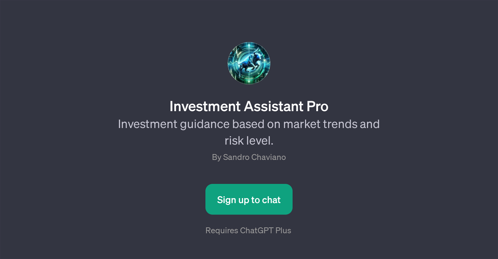 Investment Assistant Pro website