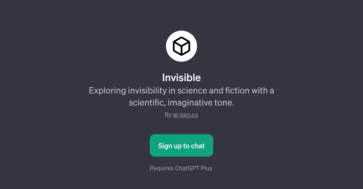 Invisible website