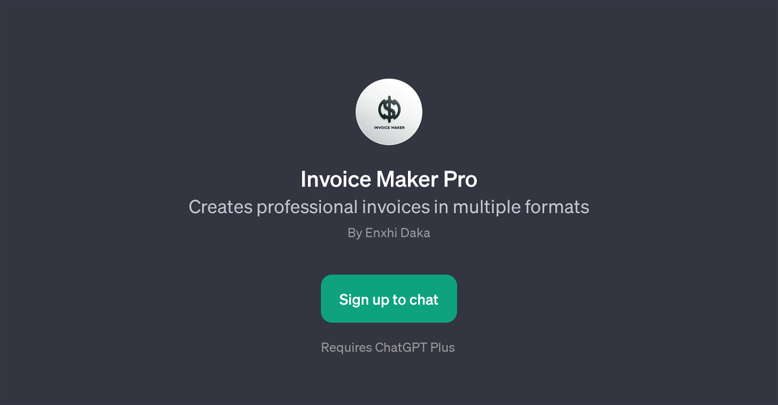 Invoice Maker Pro website