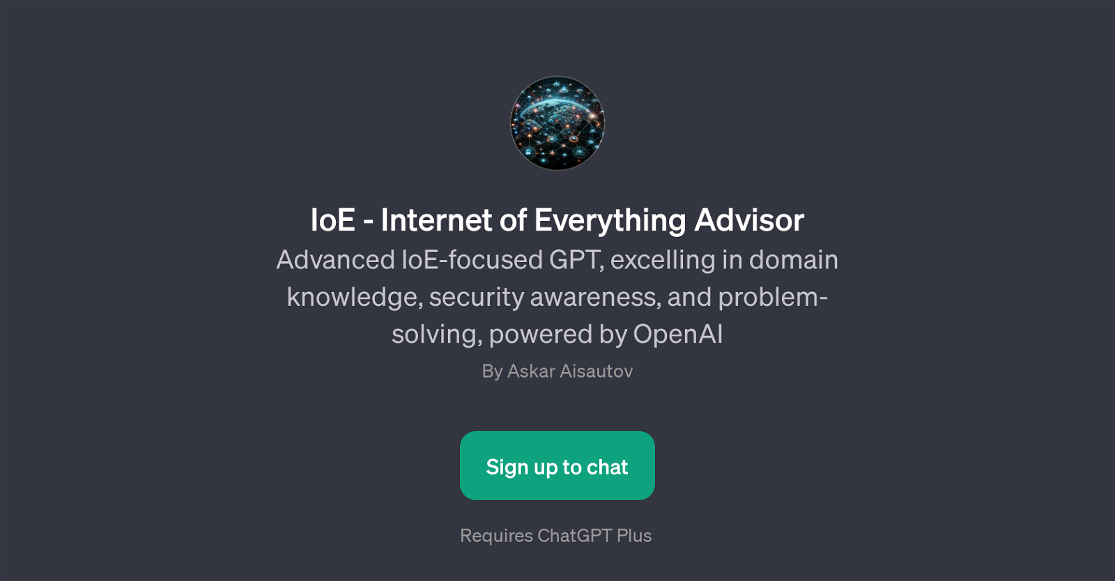 IoE - Internet of Everything Advisor website