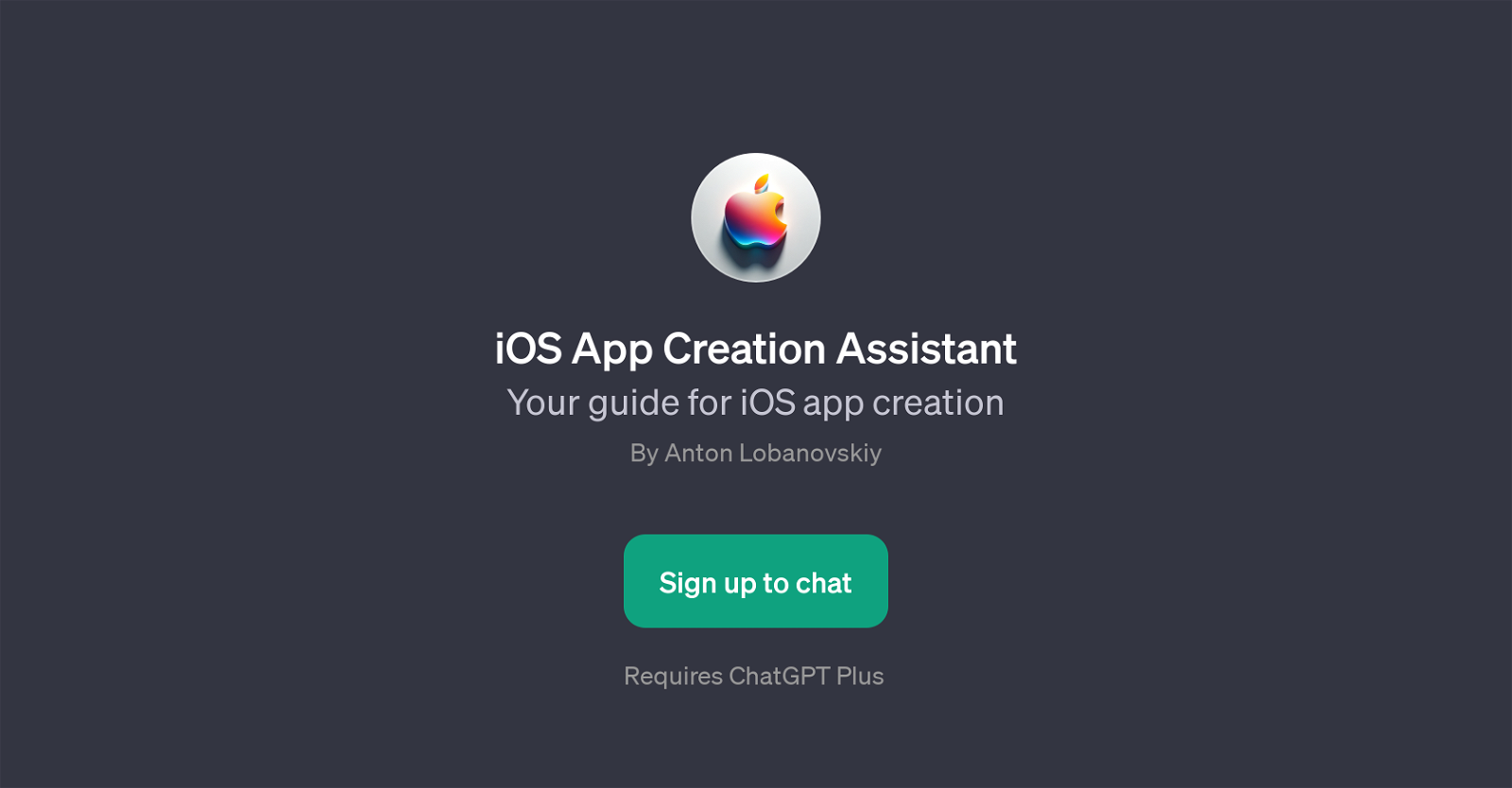 iOS App Creation Assistant website