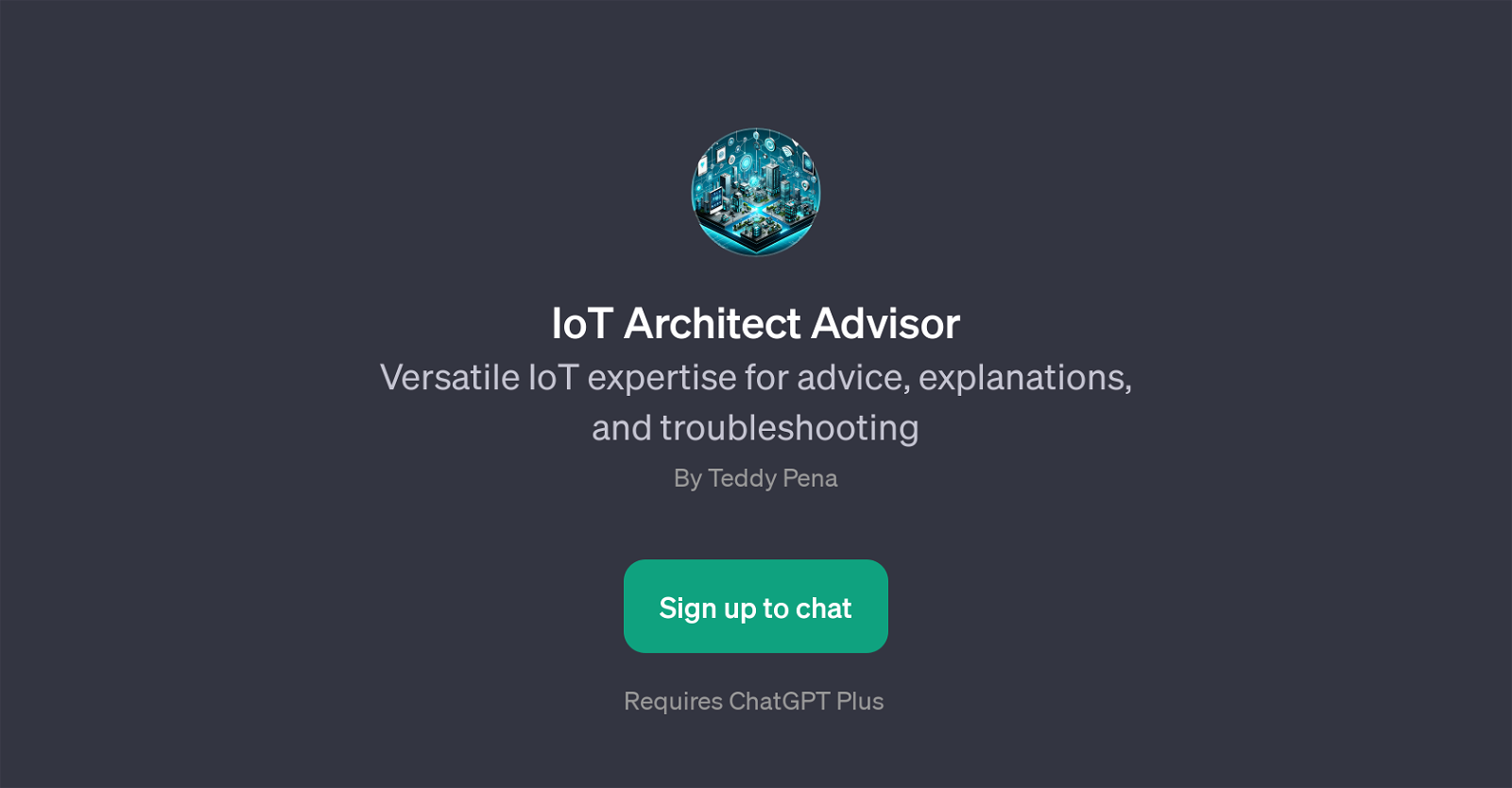 IoT Architect Advisor website