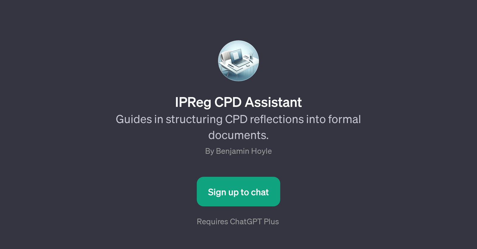 IPReg CPD Assistant website