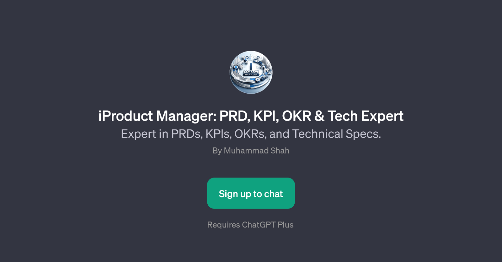 iProduct Manager: PRD, KPI, OKR & Tech Expert website
