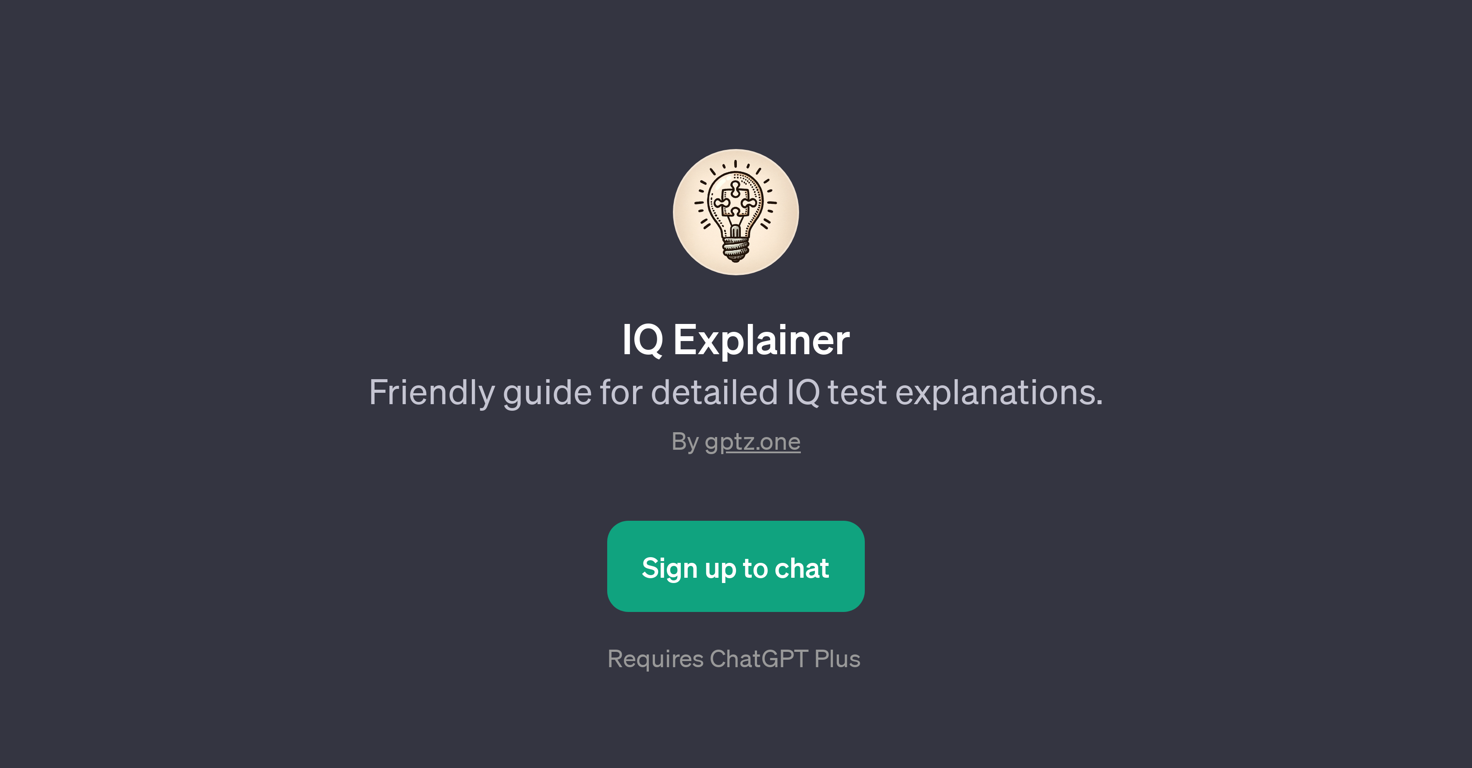 IQ Explainer website