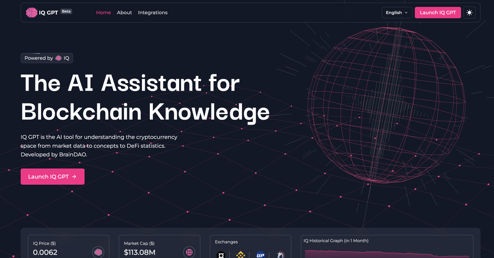 IQ GPT website