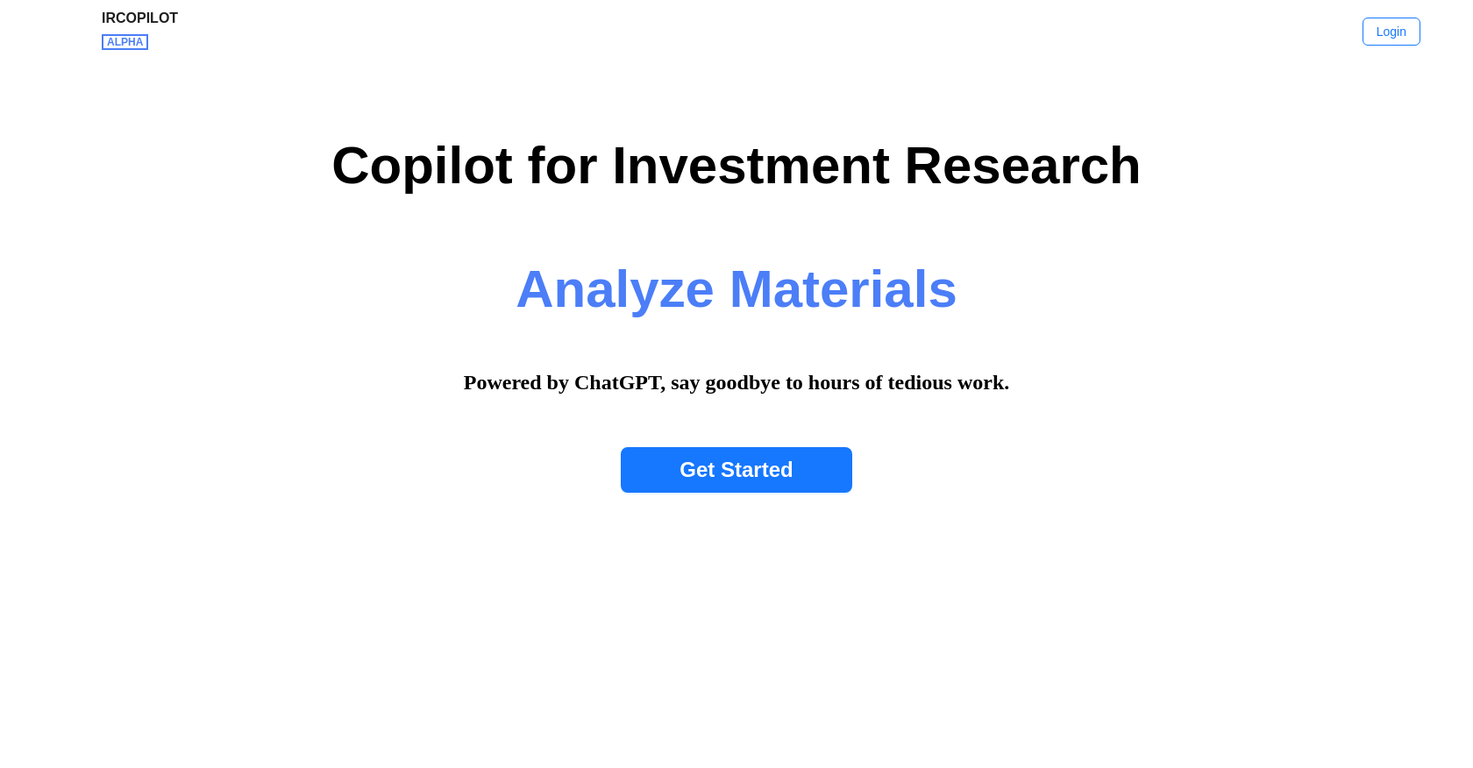 IRCopilot website