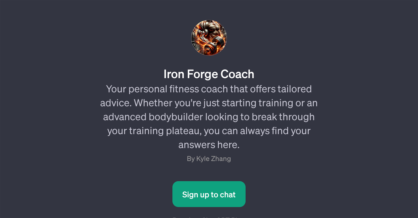 Iron Forge Coach website