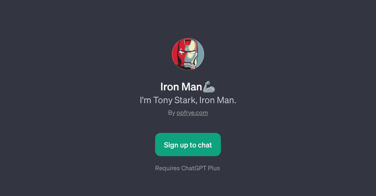 Iron Man website