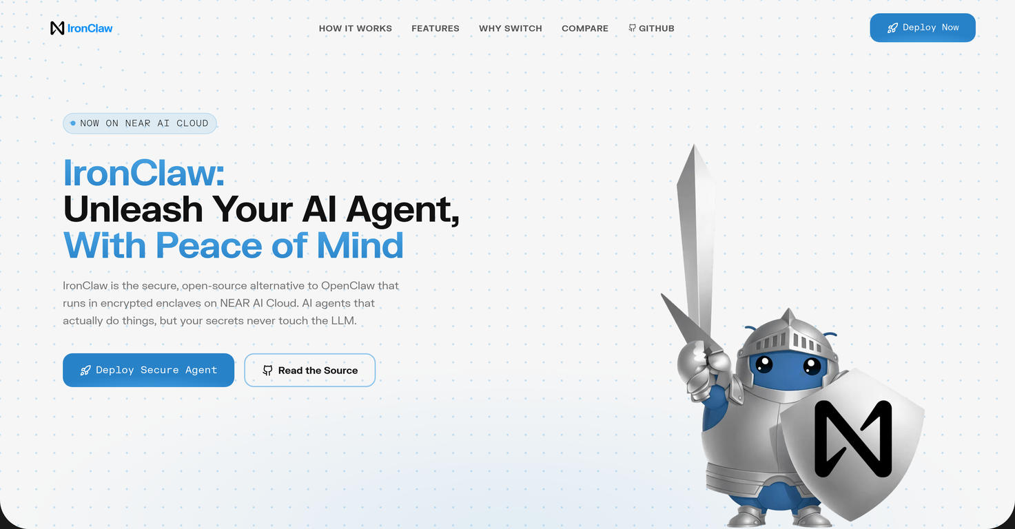 IronClaw website
