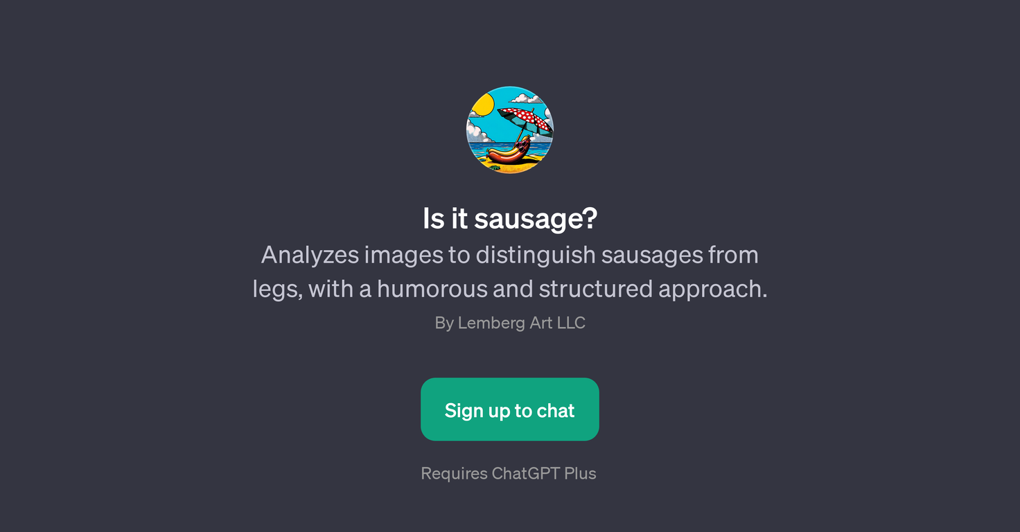 Is it sausage? website