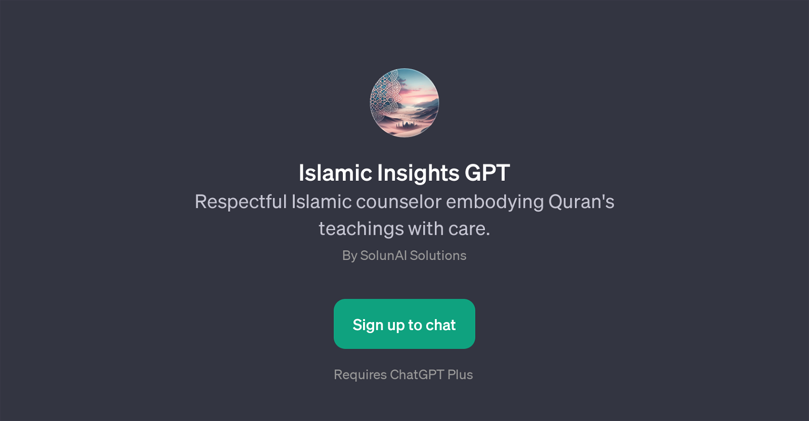 Islamic Insights GPT website