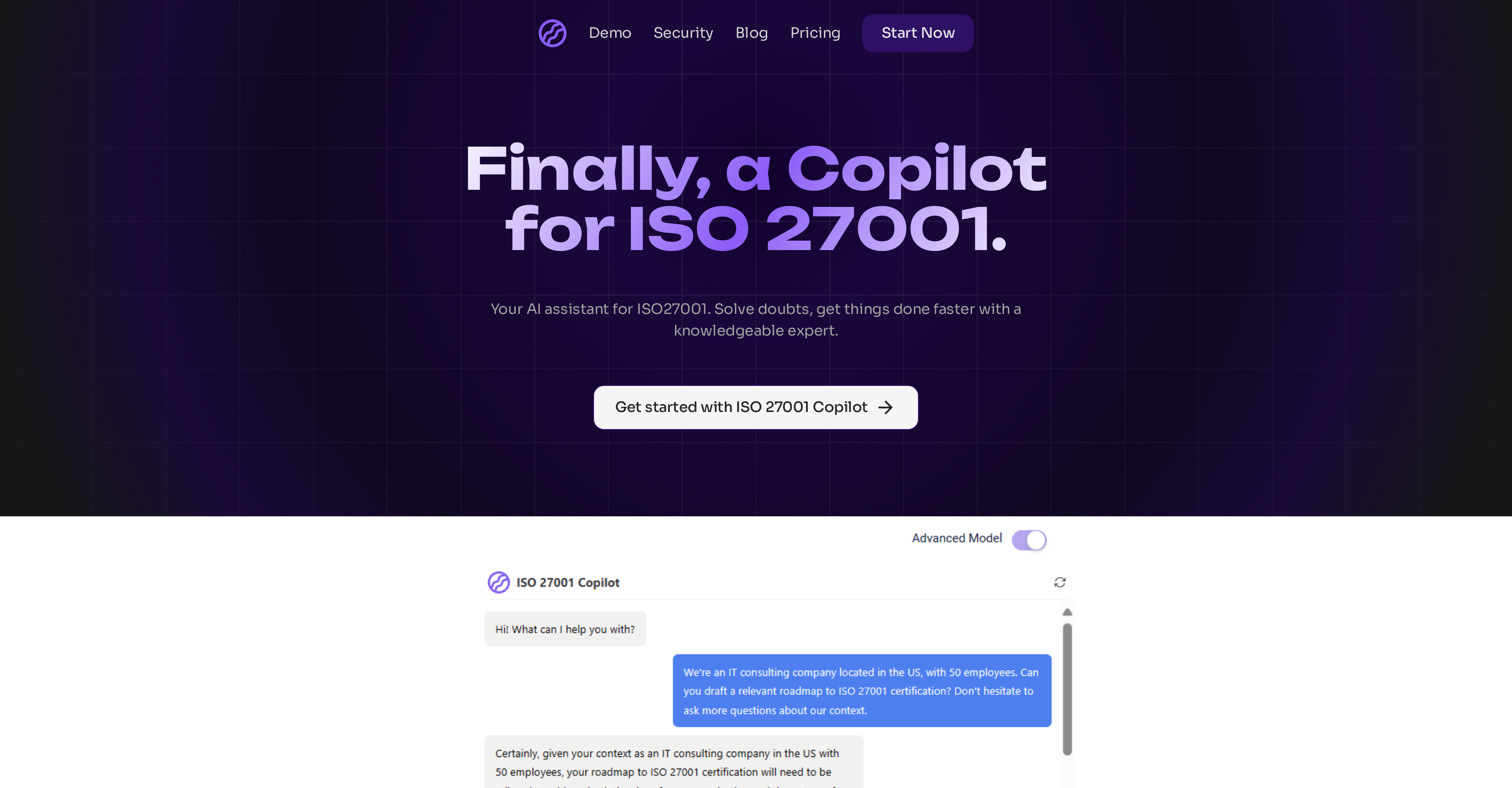 ISO 27001 Copilot screenshot 1 ISO 27001 Copilot screenshot 1