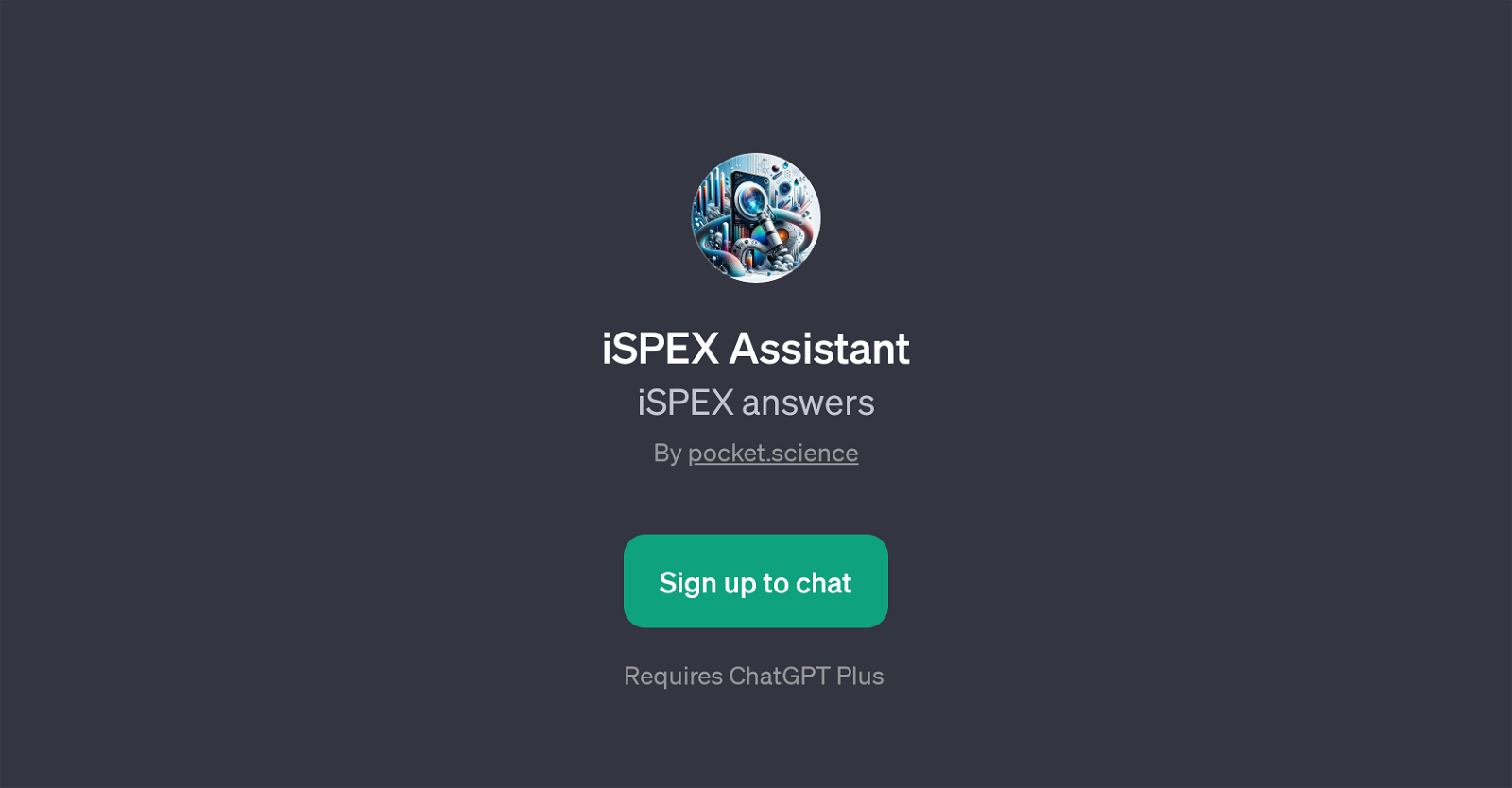 iSPEX Assistant website