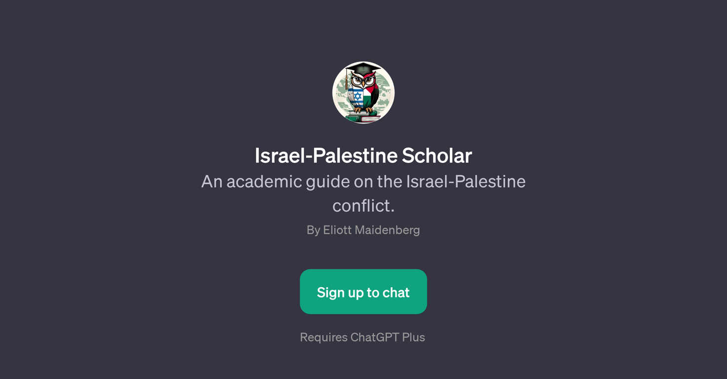 Israel-Palestine Scholar website
