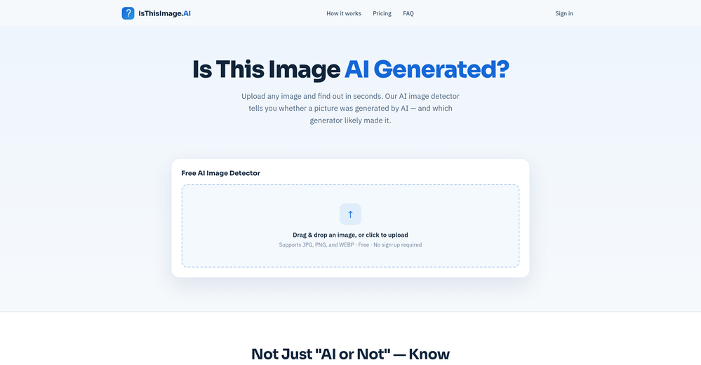 IsThisImage.AI website