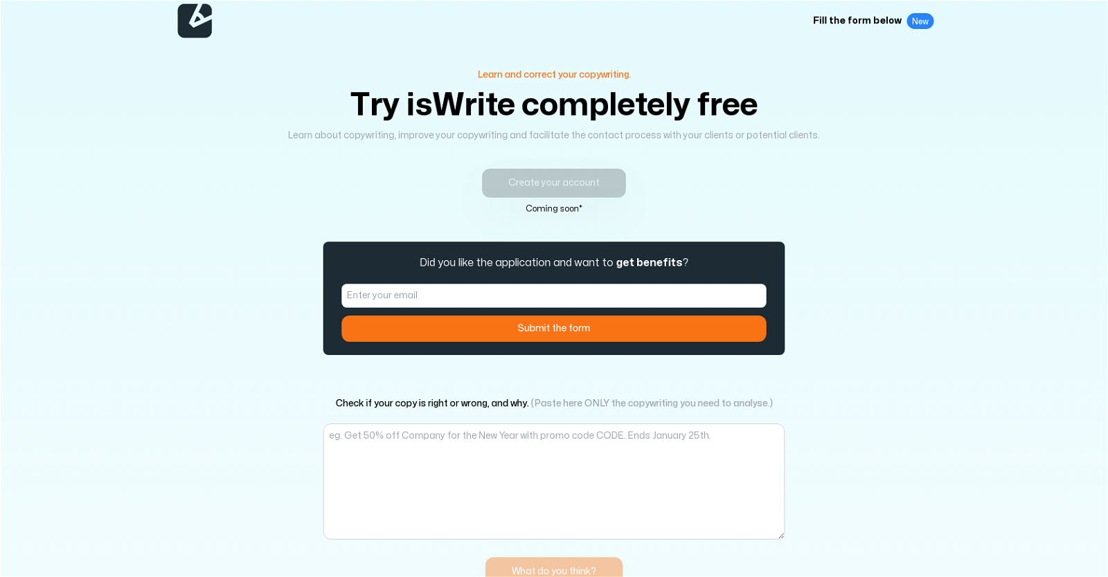 isWrite website