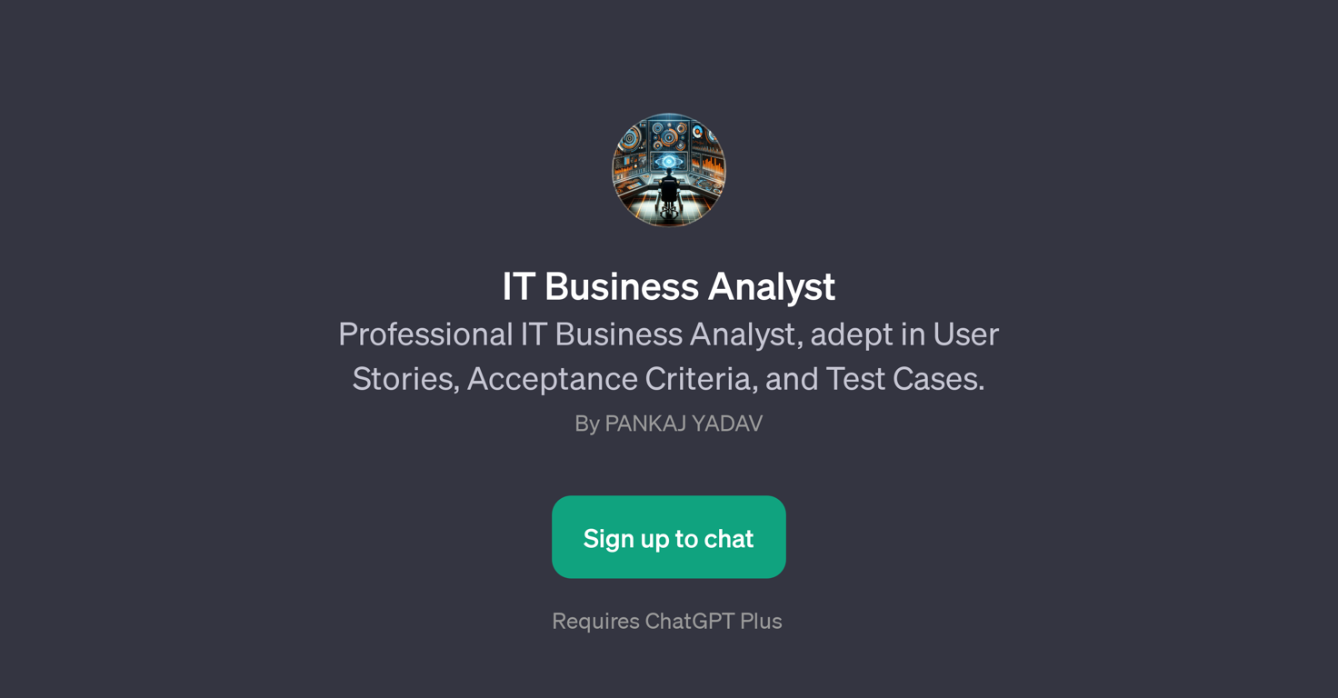 IT Business Analyst website