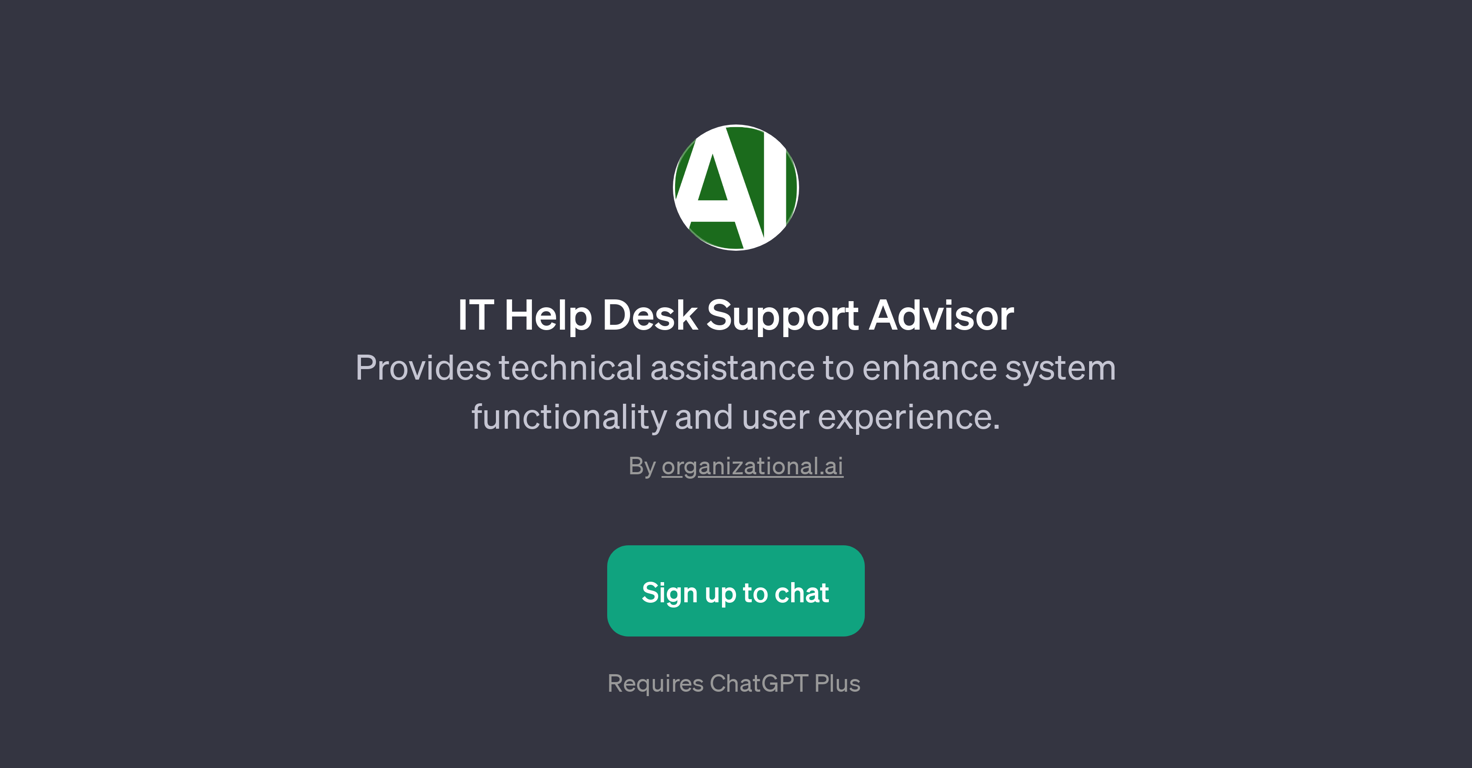 IT Help Desk Support Advisor website