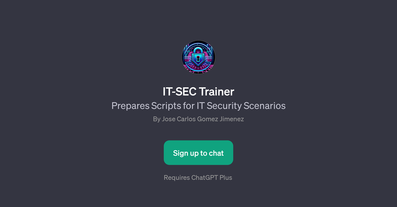 IT-SEC Trainer website