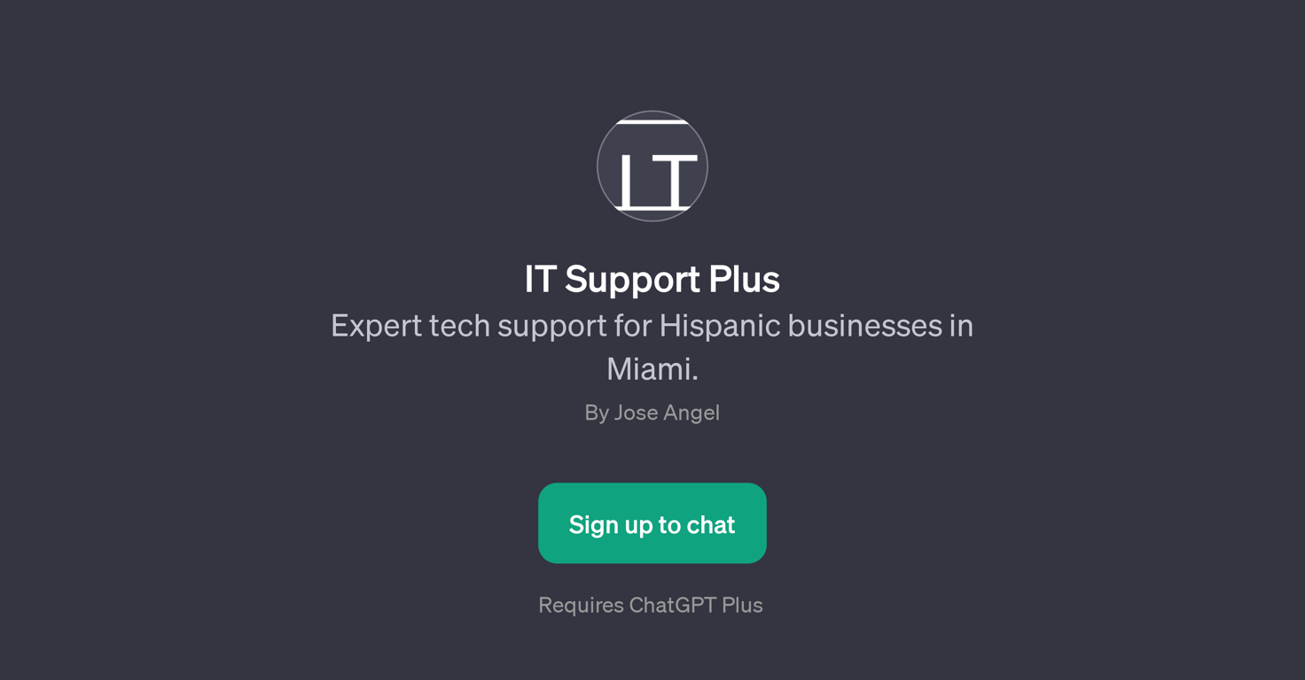 IT Support Plus website