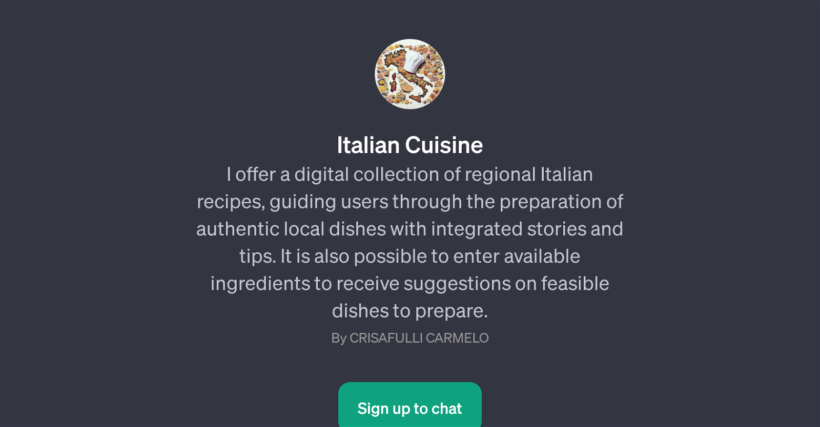Italian Cuisine website
