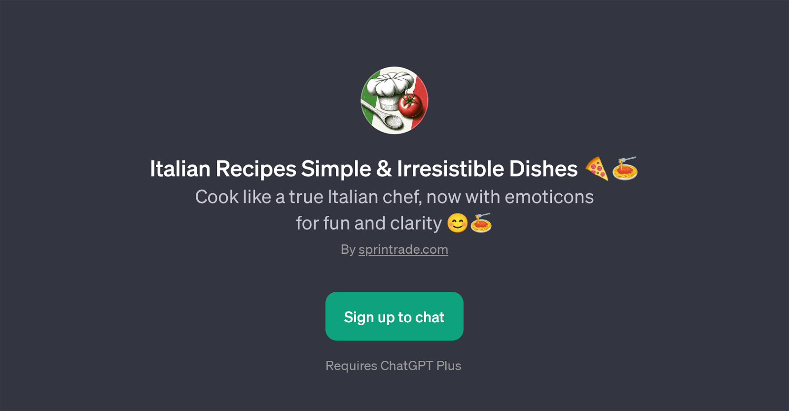 Italian Recipes Simple & Irresistible Dishes website