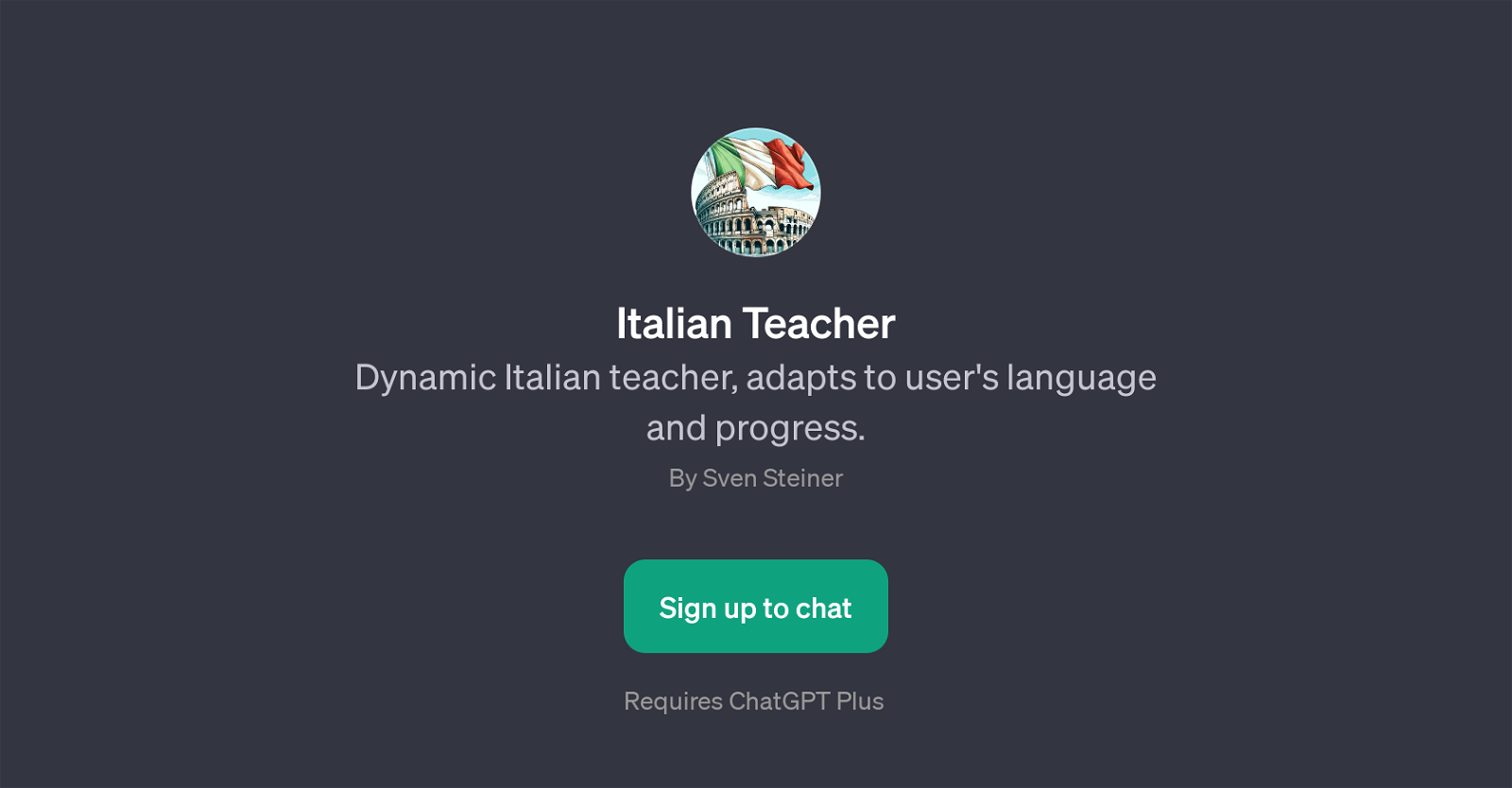 Italian Teacher website