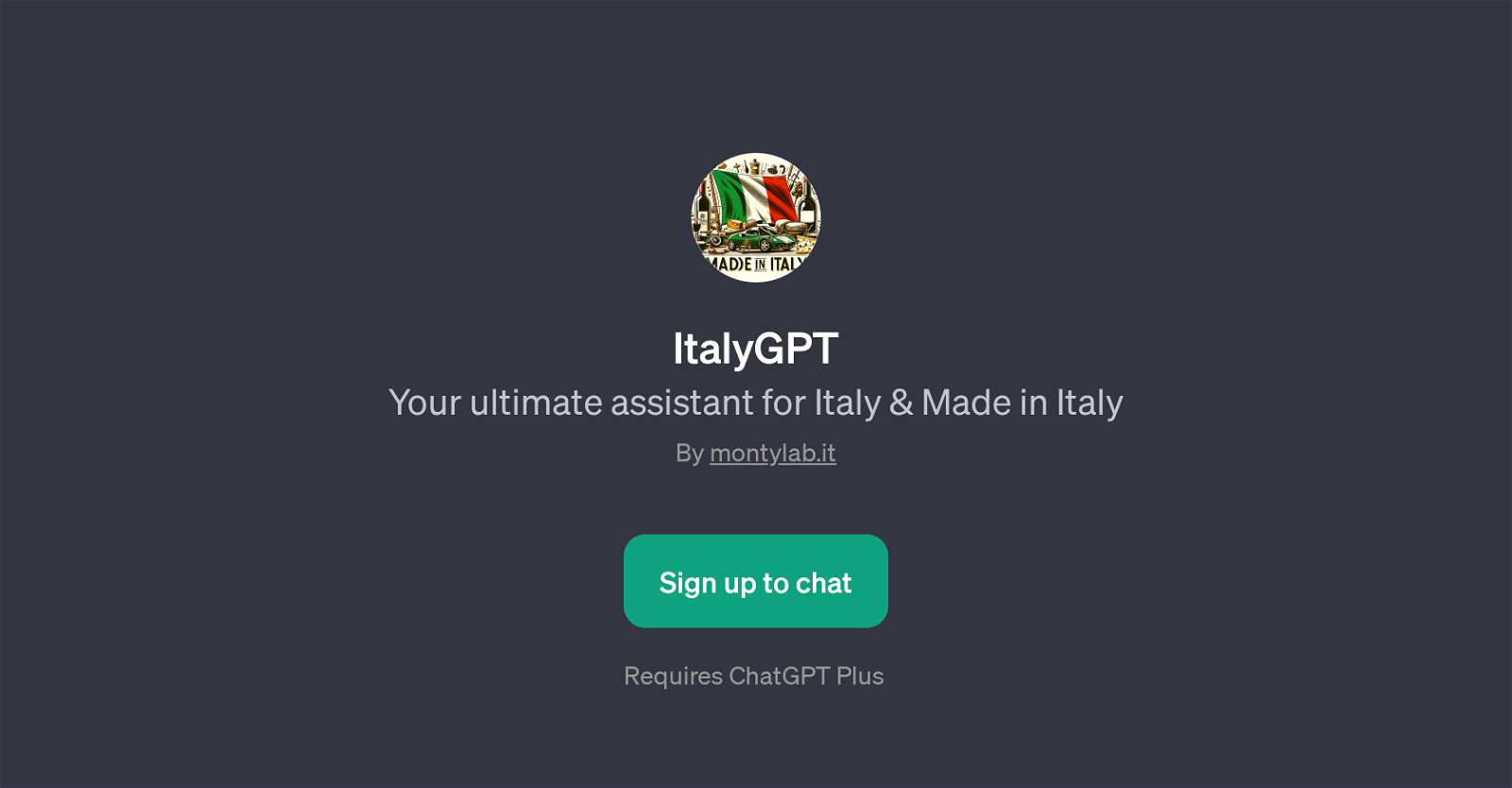 ItalyGPT website
