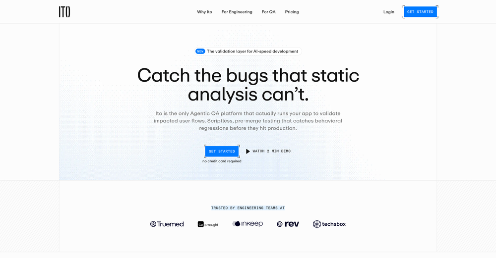 ITO AI website