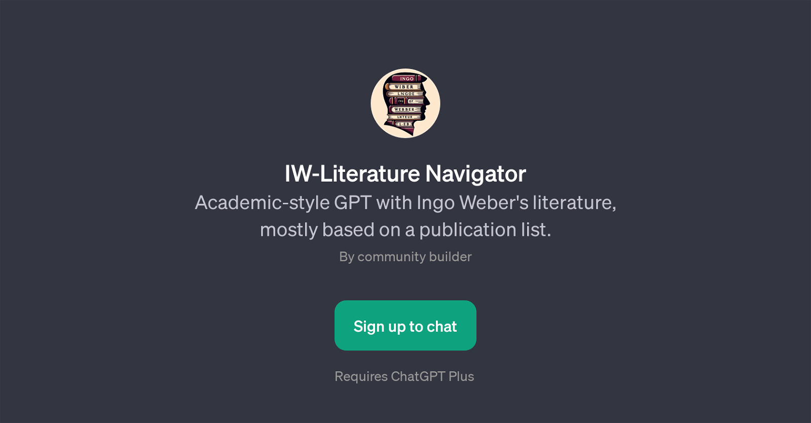 IW-Literature Navigator website