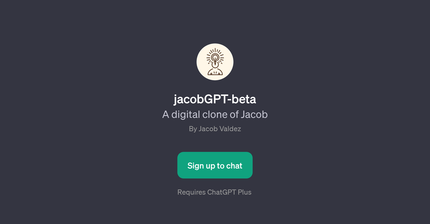 jacobGPT-beta website