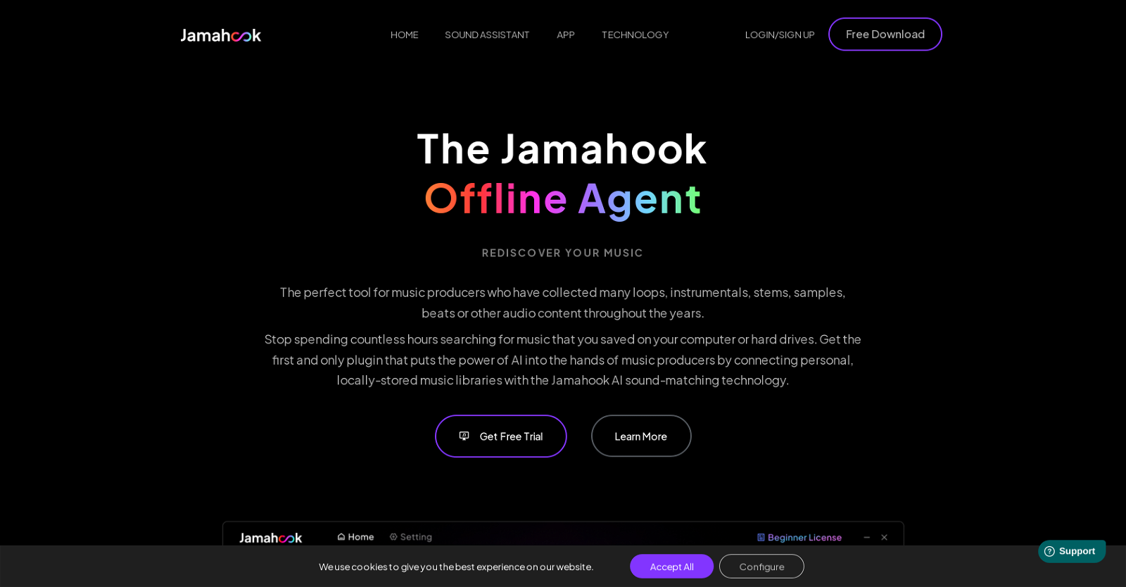 Jamahook website